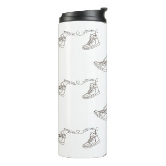 Running Late Is My Cardio Sneaker Thermal Tumbler