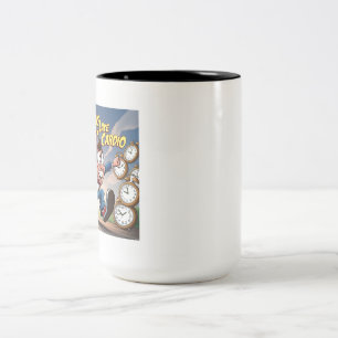 Running Late is My Cardio Two-Tone Coffee Mug