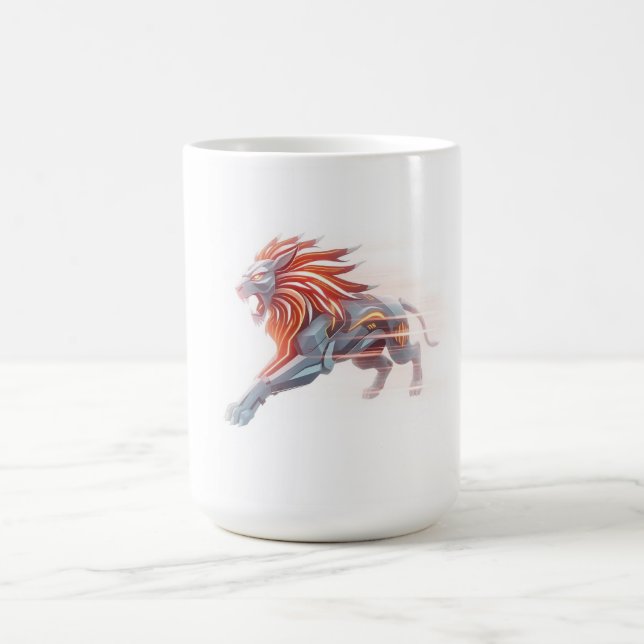 Running Lion Coffee Mug (Center)