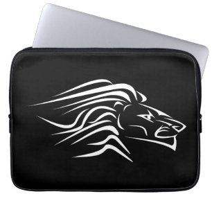 Running Lion Laptop Sleeve Black - Your Colours
