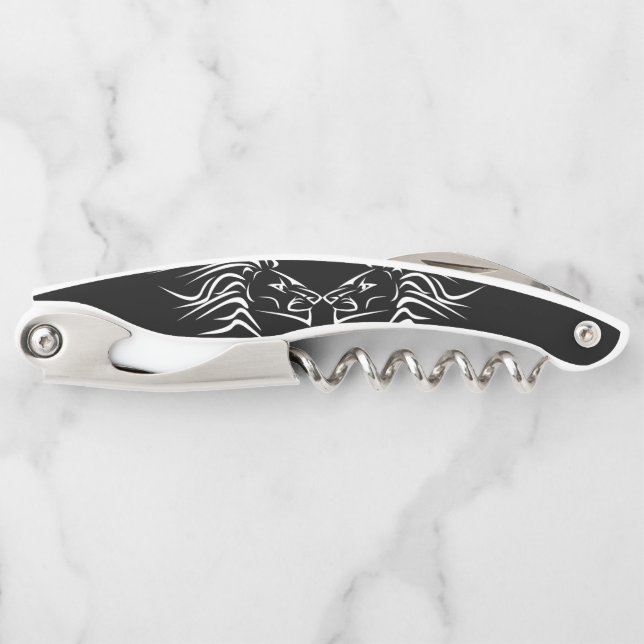 Running Lion Waiter's Corkscrew - Choose Colours (Front)
