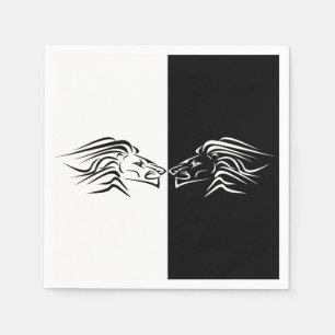 Running Lions Napkins