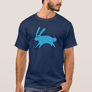 Running Little Blue Bunny T-Shirt