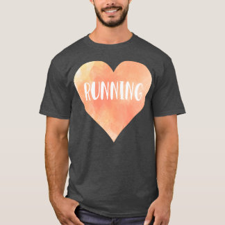 Running love heart T-Shirt