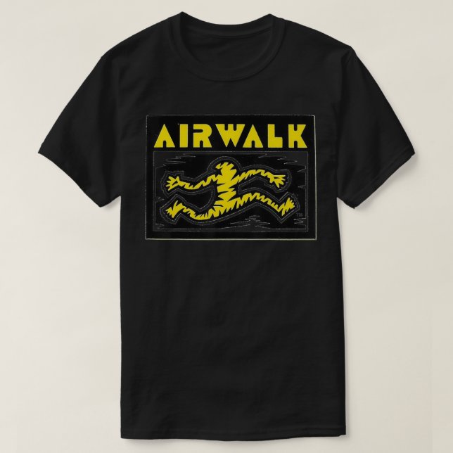 RUNNING MAN AIRWALKS SHOES SKATEBOARD  T-Shirt (Design Front)