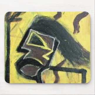 RUNNING MAN ATE THE SUN MOUSE PAD