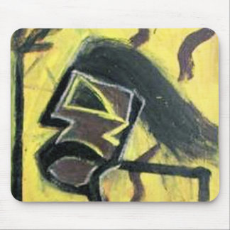 RUNNING MAN ATE THE SUN MOUSE PAD