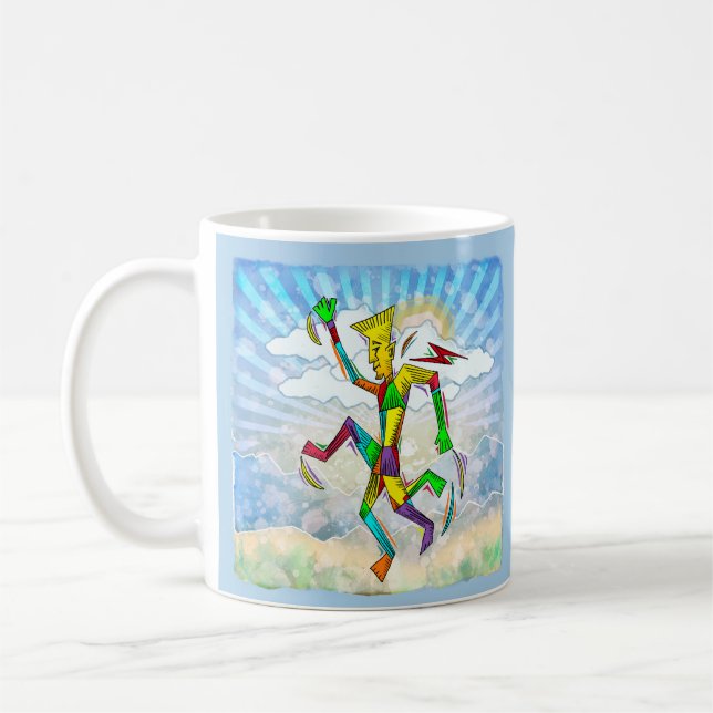 Running Man Coffee Mug (Left)