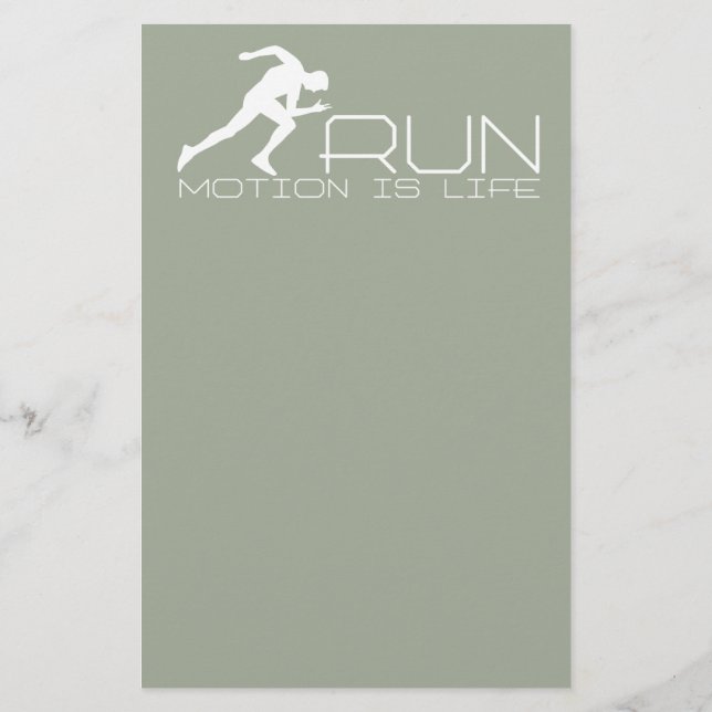 Running man flyer (Back)