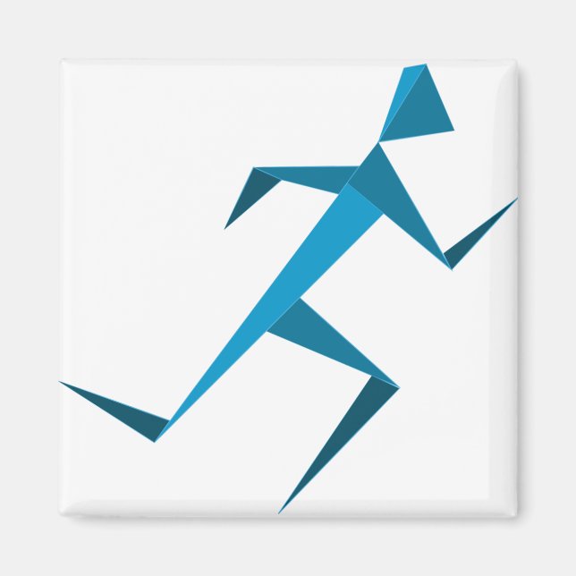 Running Man Magnet (Front)