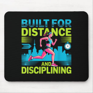 Running marathon runner mum athlete track and fiel mouse pad