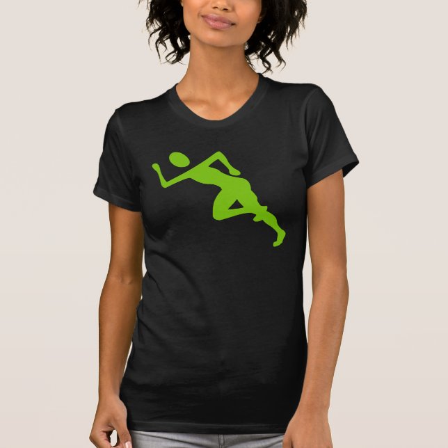 Running - Martian Green T-Shirt (Front)
