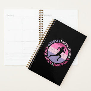 Running Mindset - Girly Runner Endurance Quote Planner