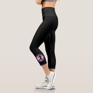 Running Mindset - Girly Runner High Waisted Capris