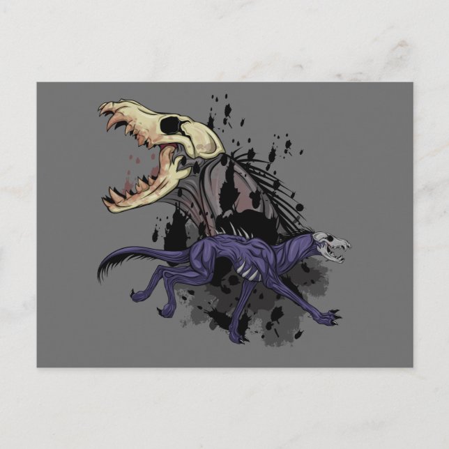 Running Monster Postcard (Front)