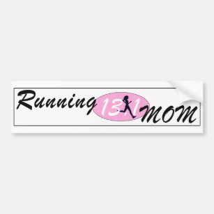 Running Mum 13.1 Bumper Stcker Bumper Sticker