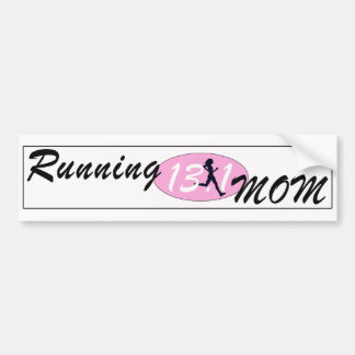 Running Mum 13.1 Bumper Stcker Bumper Sticker