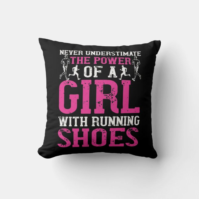 Running - Never underestimate champion Cushion (Front)
