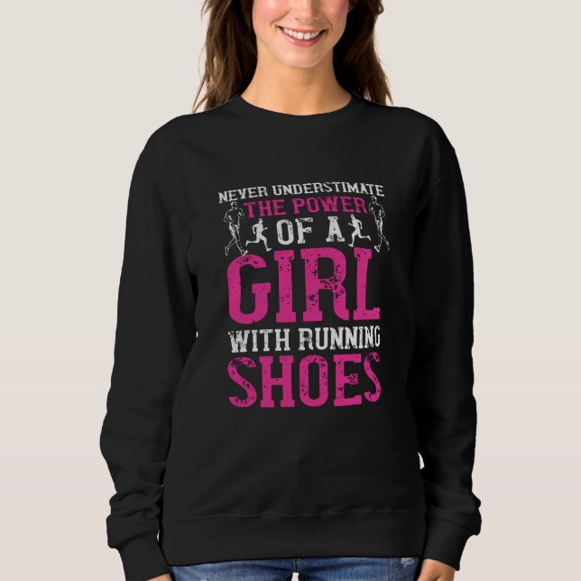 Running - Never underestimate champion Sweatshirt (Front)