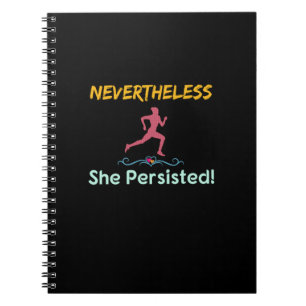 Running - Nevertheless She Persisted Runner Notebook