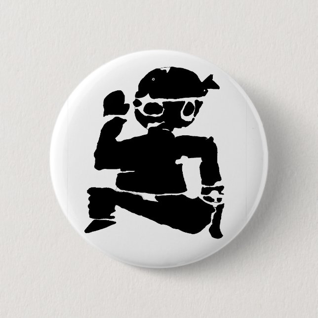 Running Ninja Button (Front)