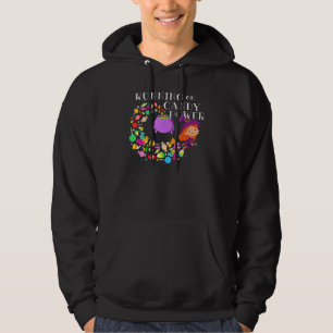 Running On Candy Power Redhead Witch Halloween Cos Hoodie