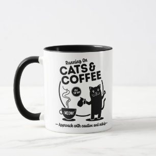 Running on Cats and Coffee 11 oz. Combo Mug