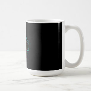 Running on Coffee and Chaos Mug Neon Vintage Cos