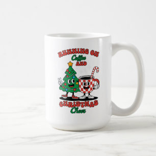Running on Coffee and Christmas Cheer Cup Design