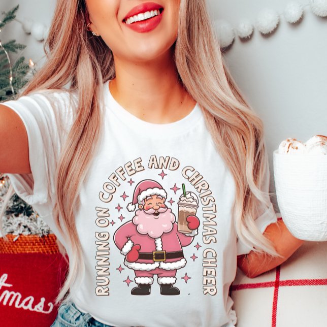 Running on Coffee Christmas Cheer Tee (Creator Uploaded)