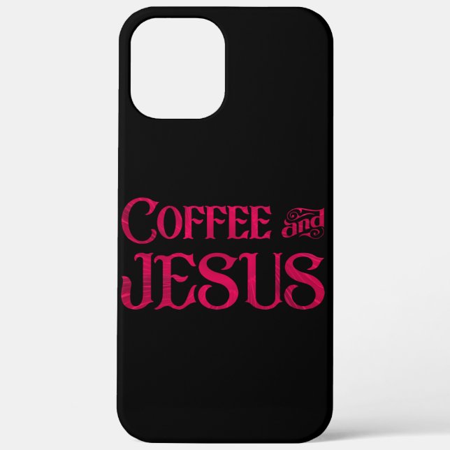 Running on Coffee & Jesus Case-Mate iPhone Case (Back)