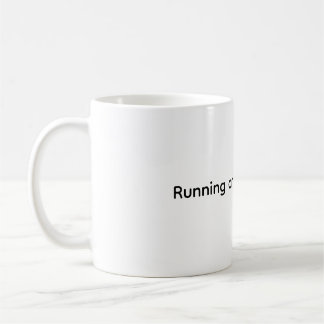 “Running on Coffee & WiFi” Funny Coffee Mug