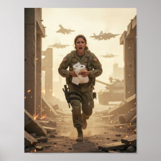 Running on Courage and Quiet Irony Poster