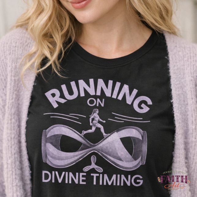 Running on Divine Timing Christian Running Shirt – (Creator Uploaded)