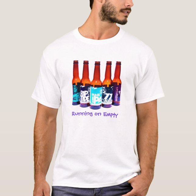 Running on Empty Beer TShirt (Front)