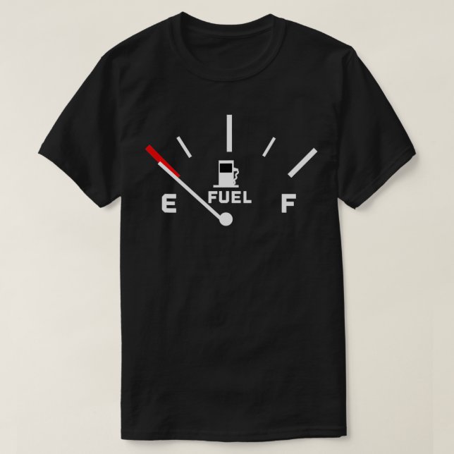 Running On Empty Funny Parenting  T-Shirt (Design Front)