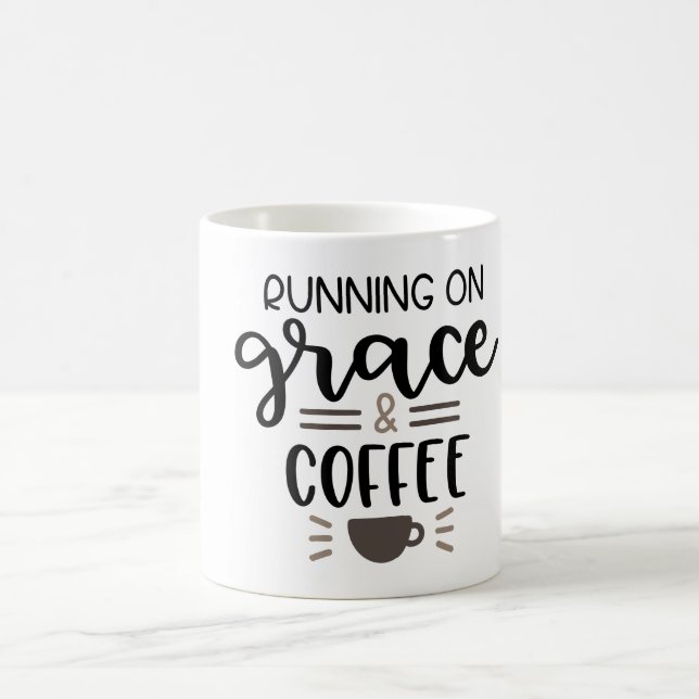 "Running on Grace & Coffee"- Mug (Center)
