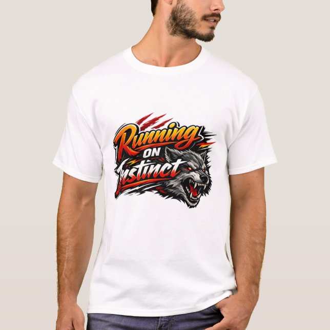 Running on Instinct T-Shirt (Front)