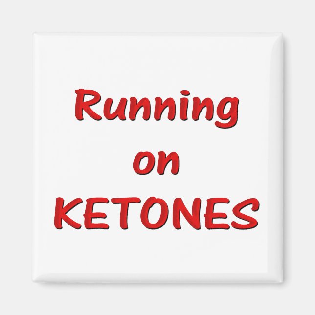 Running On Ketones Magnet (Front)