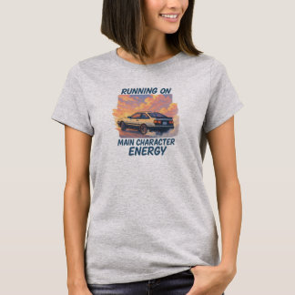 Running On Main Character Energy women Tshirt