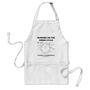 Running On The Krebs Cycle (Science Humour) Standard Apron