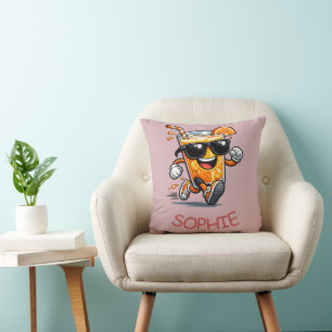 Running Orange Juice Cushion