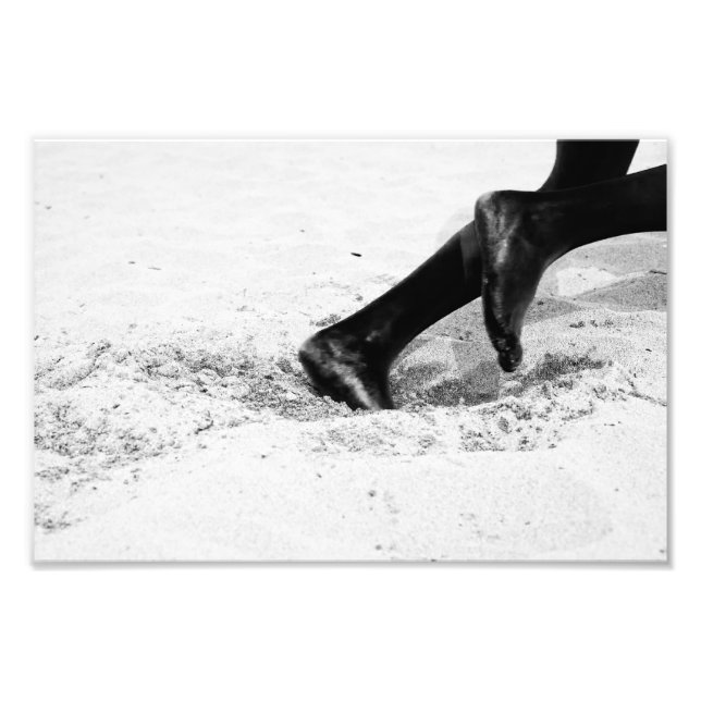 running out of sand photo print (Front)