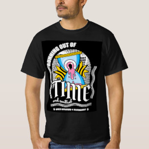 Running Out of Time - Bold Eye Hourglass Graphic D T-Shirt