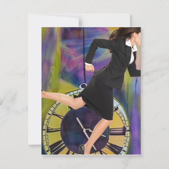Running Out of Time Card (Front)