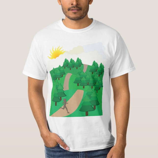 Running Outdoors T-Shirt (Front)