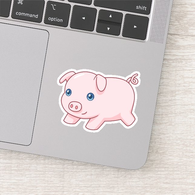 Running Pig, Adorable Piglet (Detail)