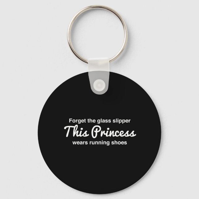 running Princess Key Ring (Front)