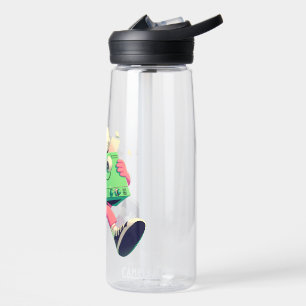 Running Printer with Flying Papers – Tech Humor Water Bottle