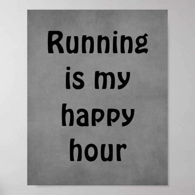 Running Quote Poster (Front)